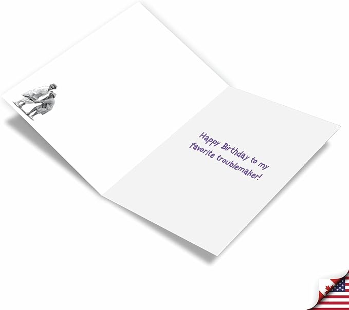 NobleWorks Pack of 3 Funny Birthday Greeting Cards with Envelopes (1 Designs, 3 Each) Old Troublemakers C3567BDG-C3x1