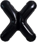 TONIFUL 40 Inch Large Black X Letter Balloon - Jumbo Helium Foil Mylar Big Alphabet for 2026 New Year Eve Graduation Wedding Baby Shower Birthday Party Anniversary Supplies Decorations