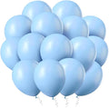 Ainiv 60 Blue Latex Number Balloons, 12inch, for Party Decorations, Birthday, Graduation, Wedding, Baby Shower