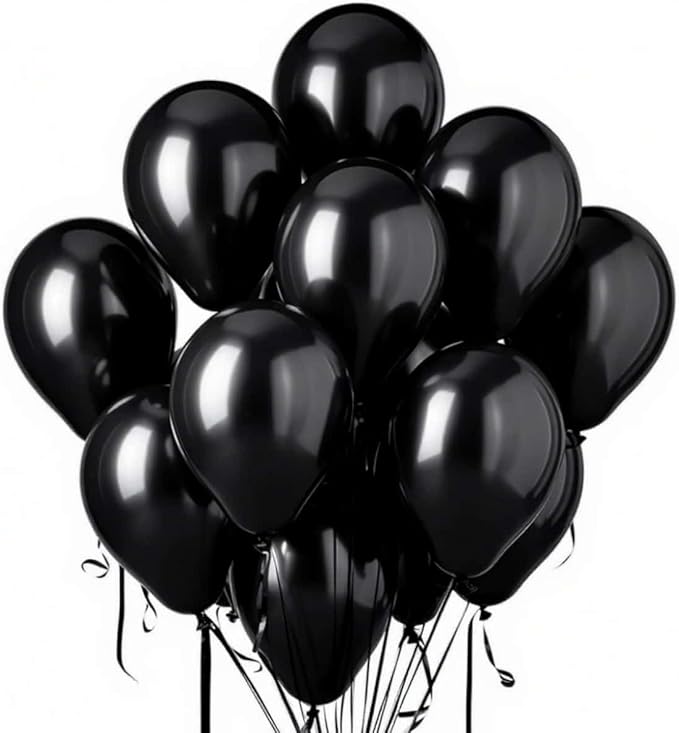 600 Pack Black Balloons - 12 Inch Black Latex Party Balloons - for Wedding, Birthday, Baby Shower, and More ZWZLIULIAN