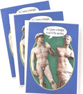 SHADE TREE GREETINGS Funny Adult Birthday Greeting Card (5" x 7") by Smart Alex | 3 Pack + 3 Envelopes (Real Work of Art)