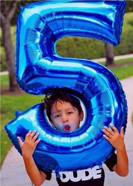 Giant Navy Blue 15 51 Balloon Number 40 Inch, 15 51 Number Balloons Birthday Supplies, 15 51 Year Old Birthday Party Celebration, 15 51 Balloons Graduations Anniversary Decorations