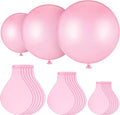 18 Pack 18/24 / 36 Inch Balloons Large Latex Giant Round Big Macaron Balloons for Wedding Birthday Party Baby Shower Decorations(Pink)