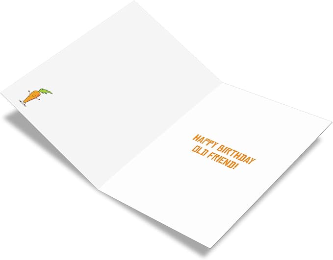The Best Card Company - Happy Birthday Puns Carrot Envelope