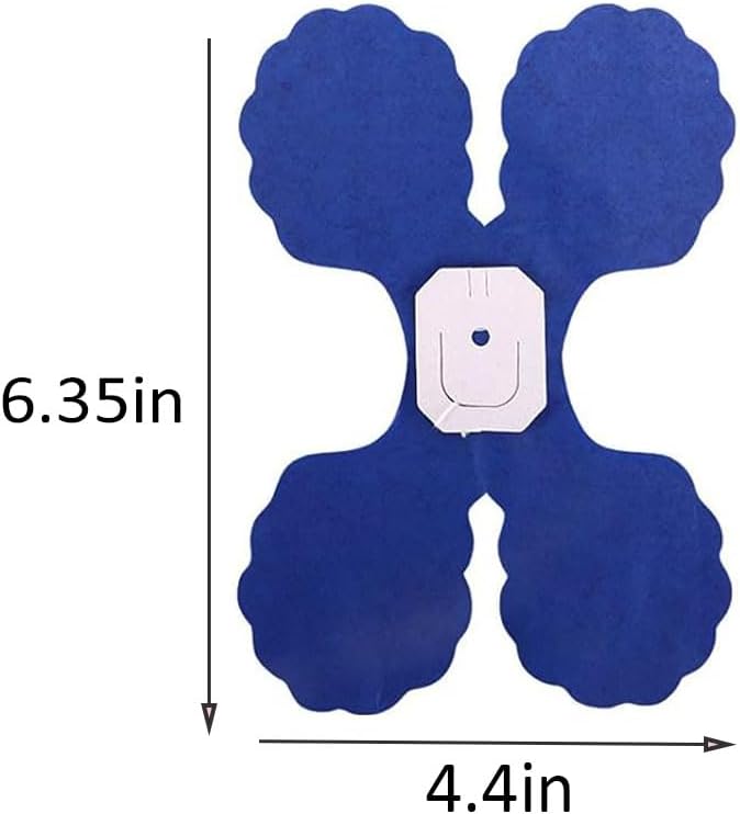 10PCS Four Leaf Clover Paper Flowers Garland Decorations Four Leaf Clover Paper Banner Tissue Paper Streamers Reusable Hanging Garland for Birthday Wedding Party Backdrop Home Decor(Blue kit)