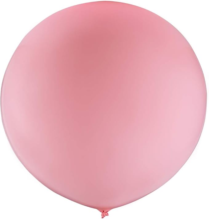 36 Inch Macaron Baby Pink Thick Giant Balloons Latex 6 Packs for Photo Shoot Wedding Baby Shower Birthday Party Decorations
