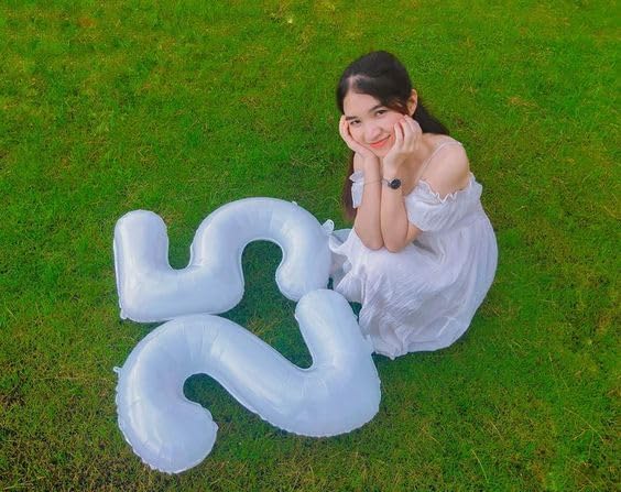 White Number 5 Balloon 40 Inch, 5 Balloon Number, 5th Birthday Decorations, White Party Supplies for Boys Girls