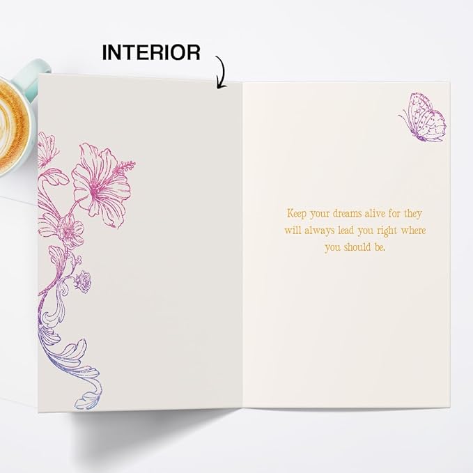 Niece Birthday Card, Unique Birthday Cards for Niece,Adult Gifts from Aunt