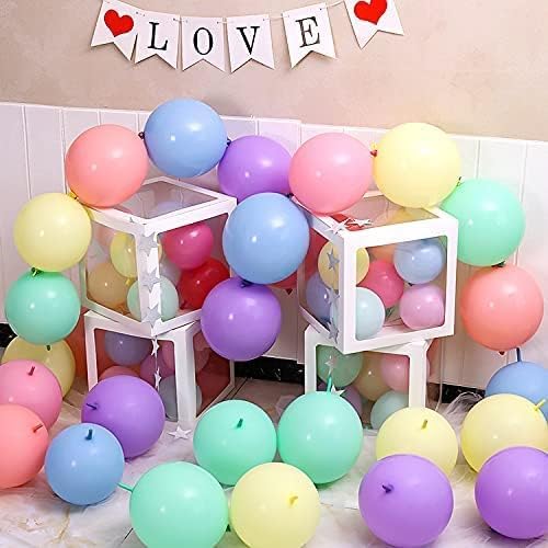 IN-JOOYAA Red and Green Link Balloons 6 Inch 100 Pcs Quick Link Balloon for Christmas, Party Favor Decoration