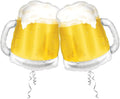 Set of 2 Foaming Beer Mug 23" Foil Party Balloons
