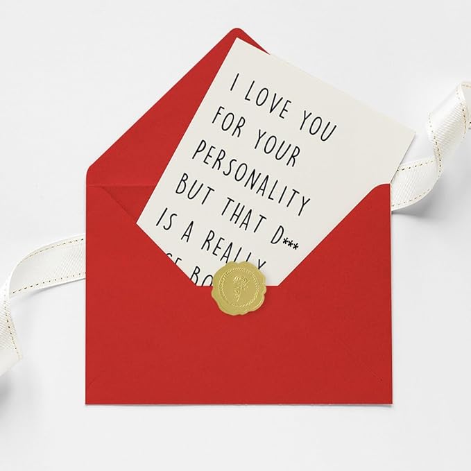 Funny Valentines Day Gifts for Him, Valentine's Day Card for Boyfriend, Valentine's Day Cards for Husband,Mens Valentines Card Gifts