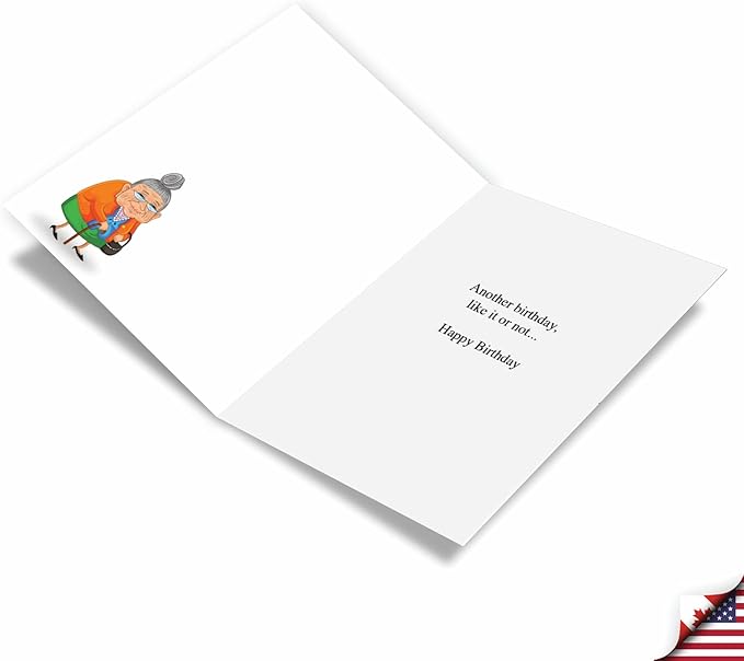 NobleWorks - Pack of 3 Hilarious Birthday Greeting Cards with Envelopes (1 Designs, 3 Each) - Senility Prayer C9046BDG-C3x1