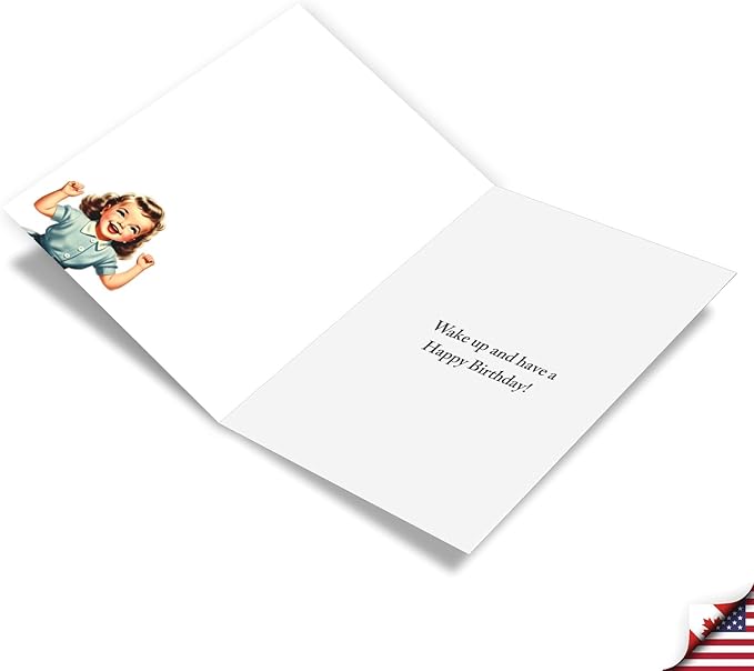 NobleWorks Funny Birthday Greeting Card with 5 x 7 Inch Envelope (1 Card) Bday Favorite Memory C10646BDG