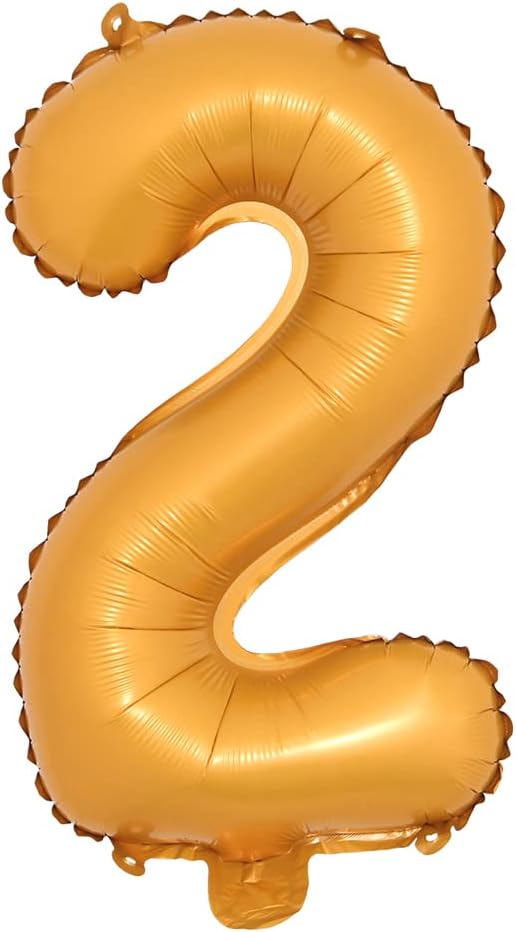 16" inch Single Orange Alphabet Letter Number Balloons Aluminum Hanging Foil Film Balloon Wedding Birthday Party Decoration Banner Air Mylar Balloons (16 Inch Orange 2)