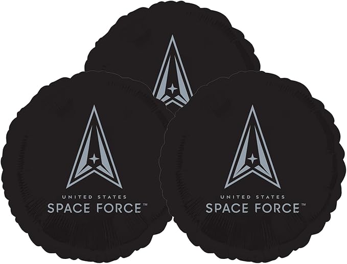 Set of 3 United States Space Force 18" Foil Party Balloons
