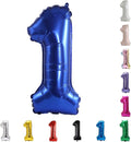YPSelected 32 Inch Large Foil Helium Number Balloon Birthday Wedding Party 0-9 (Navy Blue, 1)