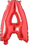 40 inch Red big size Number Letter alphabet Foil Helium Float Balloons Birthday Wedding Party Celebration decoration Air ball (40 INCH Red A)