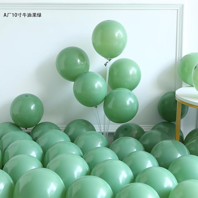 Dusty Blue Sage Green Balloon Garland Arch Kit with152Pcs Pastel Fog Blue Beige Gold Confetti Balloons for Boho Birthday Wedding Baby Bridal Shower Party Decorations