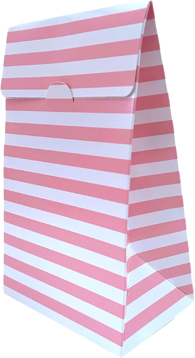 A Little Extra Co 30-Pack Colorful Treat Bags – Party Favor Bags in 6 Assorted Colors - For Candy, Birthday gifts, Holidays, Baby Showers, Special Occassions – Size 4.75" x 3" x 7.5"