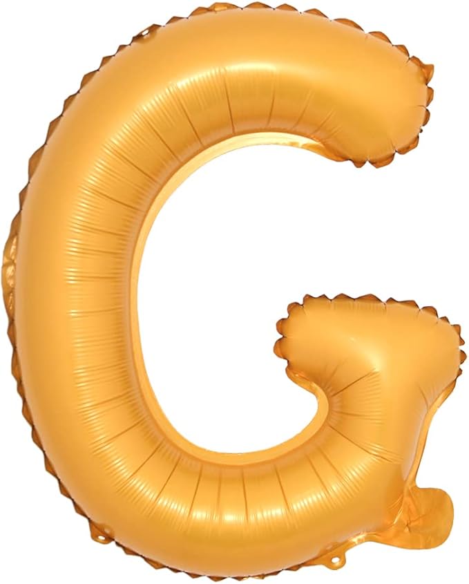 16" inch Single Orange Alphabet Letter Number Balloons Aluminum Hanging Foil Film Balloon Wedding Birthday Party Decoration Banner Air Mylar Balloons (16 Inch Orange G)