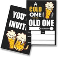 EUDOSI Cheers Birthday Party Invitations Supplies Fill-In Set of 20 with Envelopes Adult Birthday Bash Invites Cards, Double Sided