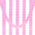 PATIKIL 9.8ft Four-Leaf Garland, 6 Pack Tissue Paper Hanging Flower Garland Reusable Streamers for Party Wedding Backdrop Decorations, Light Pink