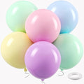 18 Inch Pastel Large Balloons - 35Pcs Thick Macaron Balloons Big Round Multicolor Latex Party Balloons for Birthday Anniversary Baby Shower Gender Reveal Themed Rainbow Party Decorations