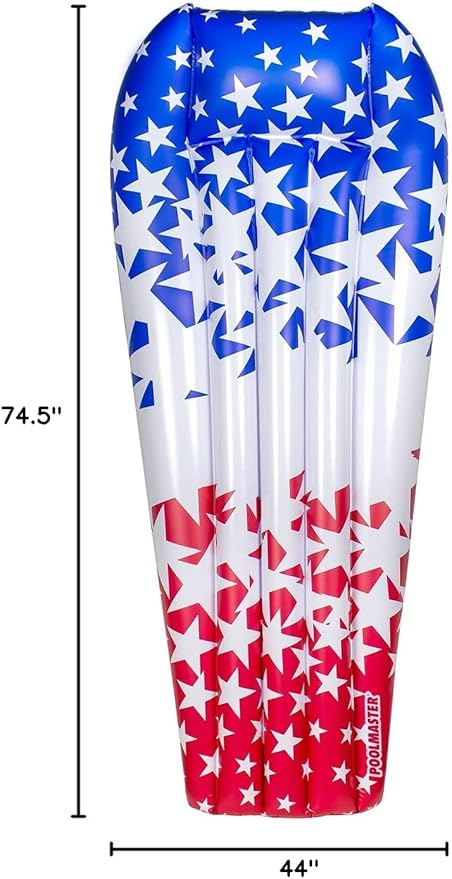 Poolmaster American Stars Inflatable Pool Floaties for Kids and Adults
