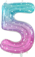 Number 5 Balloon, Large number balloons 40 inch, 5th Birthday Party Decorations Supplies 5 Year Old Birthday Sign Decor