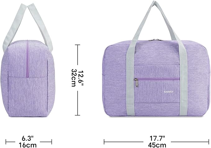 For Spirit Airlines Personal Item Bag Foldable Travel Duffel Bag Tote Carry on Luggage Duffle Overnight for Women and Men