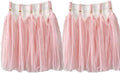 Tissue Paper Tassels Garland Banner Table Decor Party Banner Wedding Birthday Baby Shower Nursery Party Decorations Supplies (20, Lt-Pink)