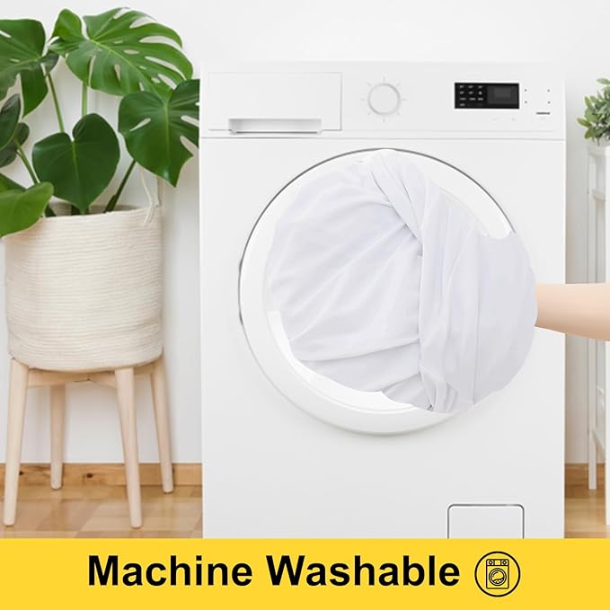 Smiry Spandex Tablecloth, Elastic Fitted Stretch Tablecloth for 8FT Rectangle Tables, Waterproof Washable Table Cover Skirt for Outdoor, Wedding, Banquet & Parties (White, 96Lx36Wx30H Inch)