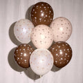 xo, Fetti Brown Espresso Martini Latex Balloons - 24 pk, 12" | Tini Bit Older Birthday, Love Is Brewing Decorations, Party Decor, Coffee Cocktail Gifts, Bachelorette Supplies