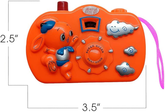 ArtCreativity Kids Camera Toy Set with Images in Viewfinder (24PCs) - Party Favors for Toddlers, Goodie Bags Stuffers for Kids, 3 Colors