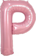 Pink Letter P Balloons,40 Inch P Balloons Letter Mylar Helium Large Pink P Balloon for Birthday Party Anniversary Decorations