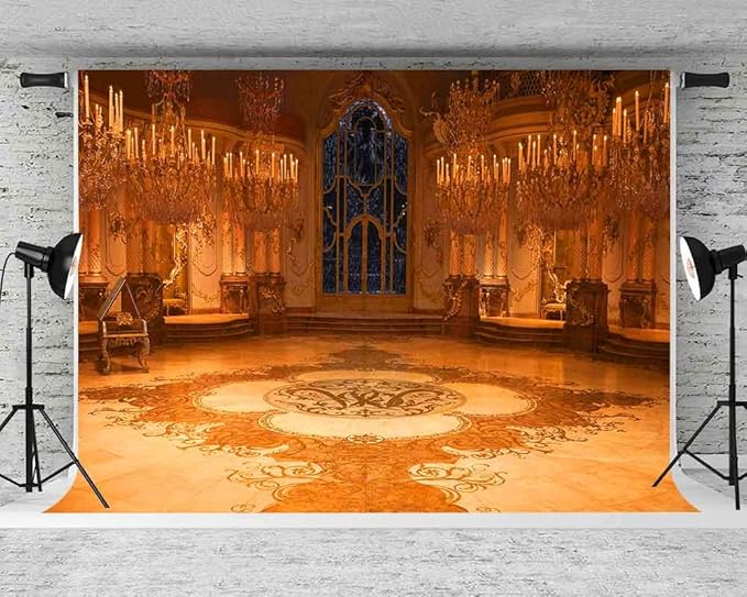 Birthday Party Background 7x5ft Backgdrop for Photography Gold Palace Photo Booth Baby Shower Table Banner Photo Studio Props MLYLS016