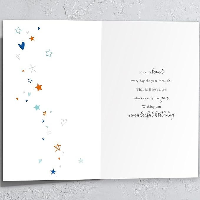 Son Birthday Card, Birthday Cards & Gifts for Son from Mom Dad Parents, Sons Birthdays Card Gift Adult