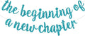BEISHIDA The Beginning of A New Chapter Banner, Farewell party Decoration,Graduation Sign 2026 Banner,Happy retirement Supplies,Going away party Sign Garland,Graduation banner Glitter Lake Blue