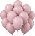 Pink Balloons, 12 Inch 30 Pcs Boho Blush Pink Party Balloon Dusty Rose Nude Pink Balloons Retro Vintage Pink Latex Helium Balloons for Girls Baby Shower Anniversary Wedding Birthday Party Decor