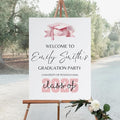 Graduation Party Welcome Sign, Photo Graduation Poster, Greenery Grad Poster, Grad Party Decorations, Senior 2025 2026, Class of 2025 Welcome Board,Custom Grad Celebration Sign, Graduates, Canvas 2