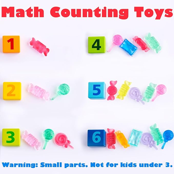 Niceup Plastic Candy Toys Lollipop Fake Sweets 160pcs Small Candyland Décor Party Favors Resin Figurine Slime Charms for Easter Egg Birthday Pinata Goodie Bag Fillers, Rave Trinkets