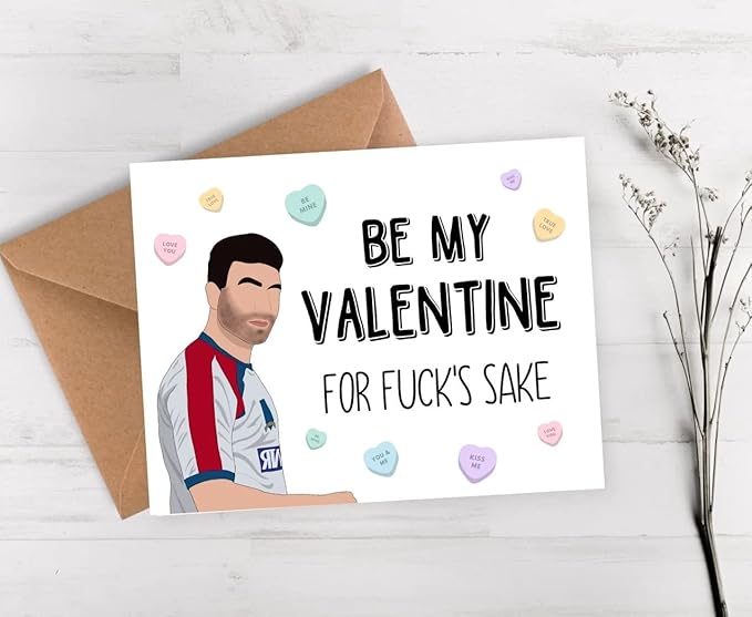BALOR Gifts | Card For Her | Card For Him | Funny Birthday Card | Gift | Popular Birthday Card | Happy Birthday| 4.25 x 5.5 Folded Cardstock Greeting Card (Be My Valentine)