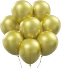 AFTERLOON® Biodegradable Balloons Gold 12 Inch 100 Pack, Pearlescent Thickened Extra Strong Latex Helium Float, for Baby Shower Gender Reveal Garland Arch Wedding Kids Birthday Party Decorations
