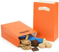 UnicoPak 16 Pack Orange Party Favor Bags Birthday Goodie Bags Small Gift Bags for Party, Treat, Candy, Cookie, Goody, 6x3x9 inches