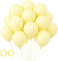 105pcs Pastel Yellow Balloons 12inch Party Latex Balloons for Boys Girls Birthday Baby Shower Gender Reveal Wedding Sunflower Party Decorations