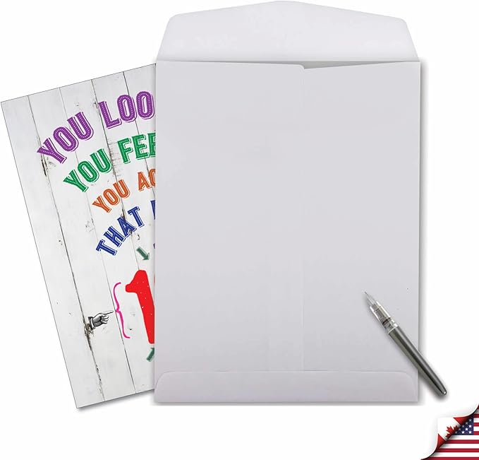 NobleWorks - Big Funny 101th Milestone Birthday Greeting Card 8.5 x 11 Inch with Envelope (1 Pack) Oversize Jumbo Age Equation-101 J2462MBG