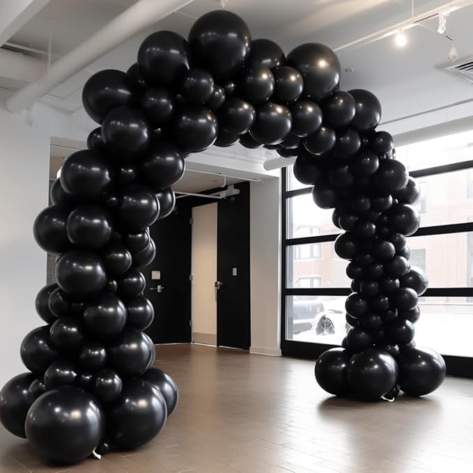 600 Pack Black Balloons - 12 Inch Black Latex Party Balloons - for Wedding, Birthday, Baby Shower, and More ZWZLIULIAN