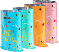 HABILE Large Plastic Aluminum Foil Gift Bags Bulk Kids Boys Girls Birthday Party Gift Bags with Handles (36 Pack)