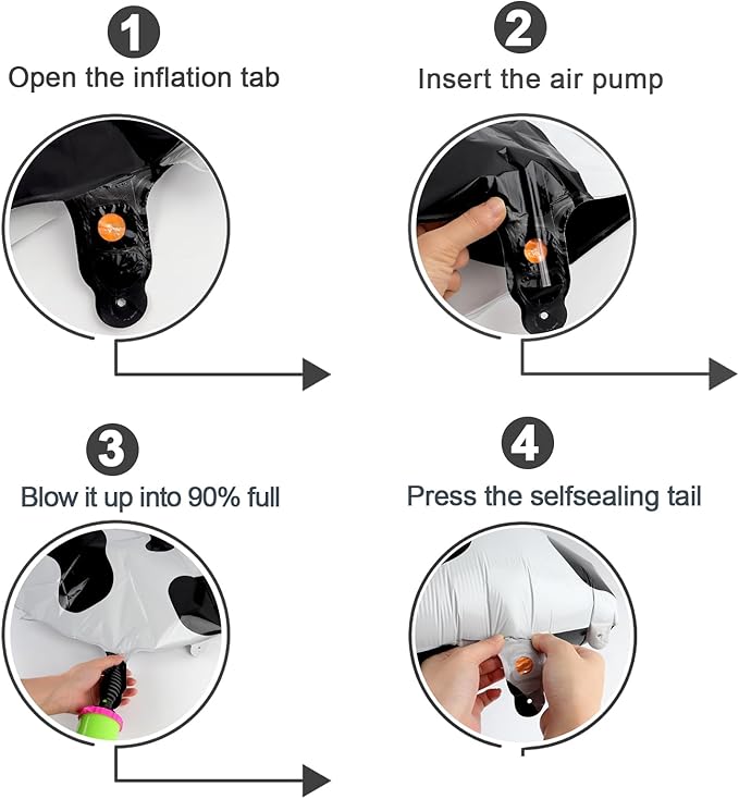 Cow Print 9 Balloon, Number Balloon 40 Inch, Cow theme Party Decorations, Giant Birthday Decorations for 9th 19th 29th 90th, Number 9 Balloon