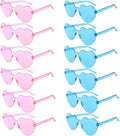 Heart Sunglasses 12/18/24 Pcs Heart Shaped Glasses for Women Cute Funny Party Glasses Party Favors Accessories